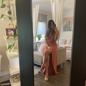 JOA Rust Maxi Dress